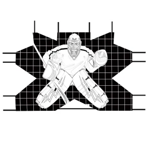 Hockey Goalie Shooting Target Net