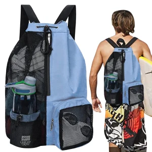 Mesh Drawstring Backpack Waterproof