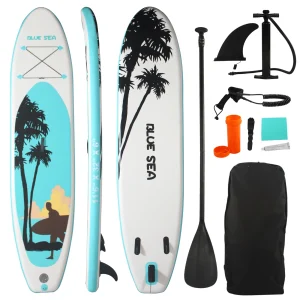 Portable Inflatable Stand Up Paddle Board, Full Kit for Adults/Youth