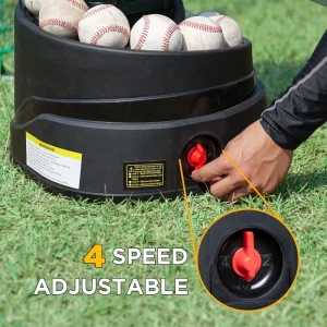 Rechargeable Baseball/Softball Toss Machine